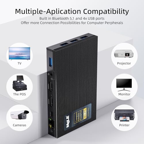 MeLE Quieter3Q Fanless Mini PC, N5100 8GB RAM 256GB Storage - Image 4