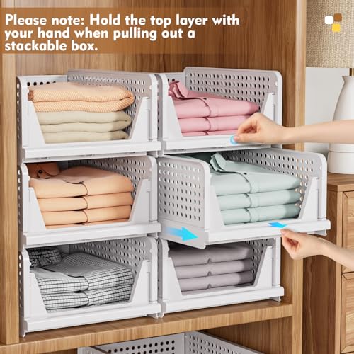 8 Pack Closet Organizers and Storage, Stackable & Fo | All Products - Image 7