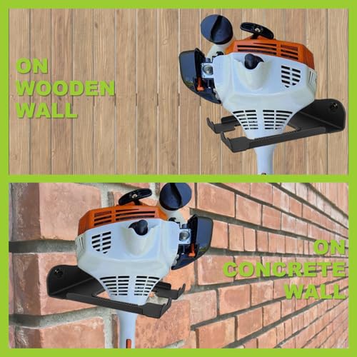 2Pcs Garage Organizer Trimmer Rack,Garden Power Tool - Image 6
