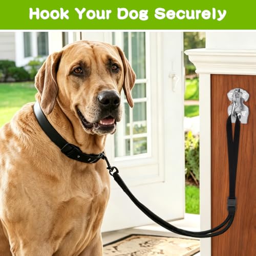 Dog Leash Holder Wall Mount Stainless Steel Hook, 1 Pack - Image 5