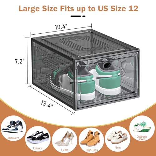 10 Pack Shoe Organizer Stackable - Image 3