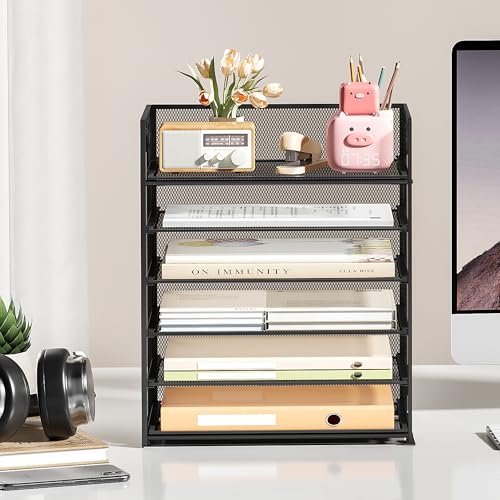 6 Tier Paper Organizer with Handle,Construction Teac | All Products - Image 4