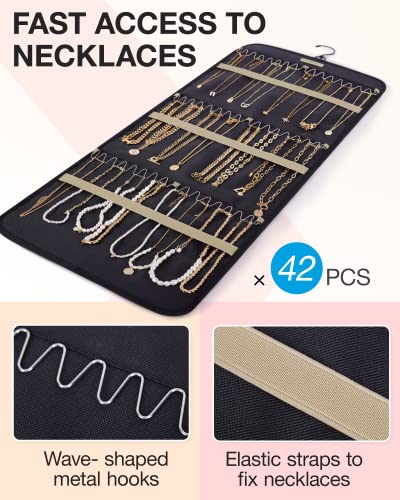 BAGSMART Hanging Jewelry Organizer Necklace/Earring/Ring - Image 3
