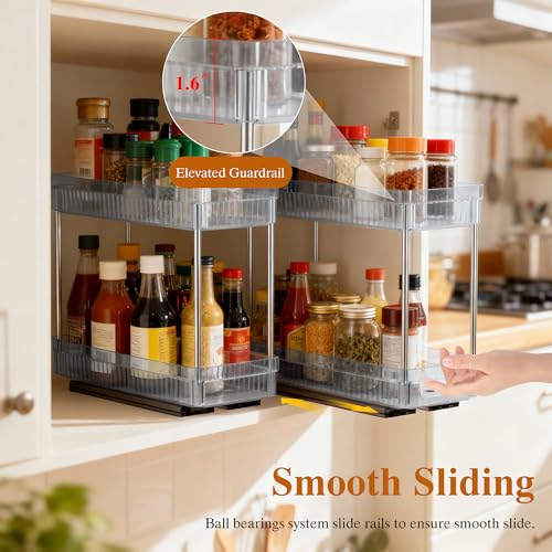 DABIGE 2 Pack Pull Out Spice Rack Organizer for Cabi | All Products - Image 4