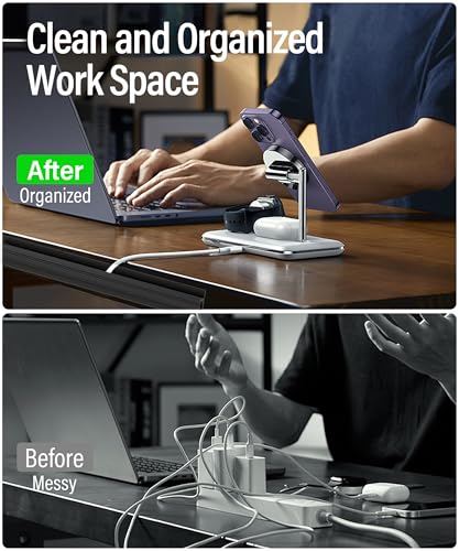 6 Pack Under Desk Cable Management Kit, J Channel Cable - Image 7