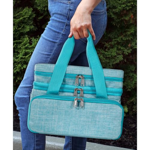 SINGER Portable Sewing Storage Organizer Bag, 18 Compartments - Image 3