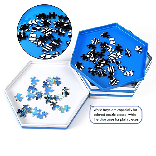 Becko Puzzle Mat for Puzzle Up to 1500 Pieces + Puzzle Sorting - Image 4