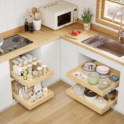 Pull Out Cabinet Drawers, 32" W x 21" D - Image 3