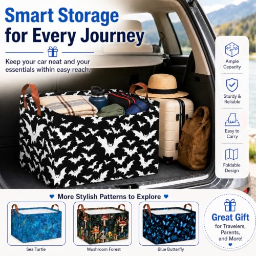 Flower Car Trunk Organizer 20L Collapsible Auto Storage - Image 5