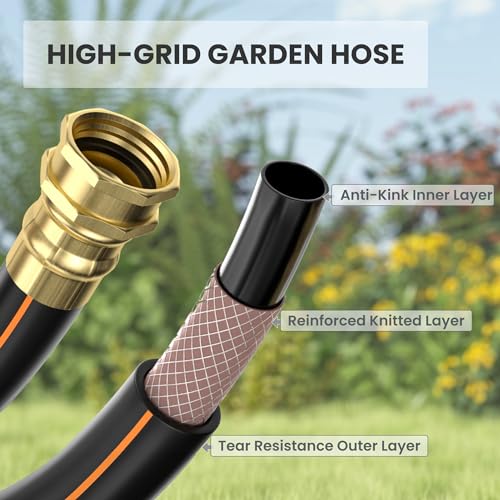 Giraffe Tools Retractable Garden Hose Reel 1/2"100FT Metal - Image 6