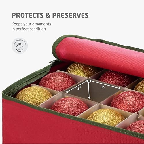 Christmas Ornament Storage Box 128 Capacity - Durable - Image 8