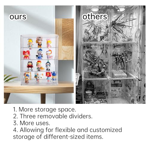 BOHOIDEE 3X-Large 4 Tiers 17.7"X13"X13" Acrylic Disp | All Products - Image 5