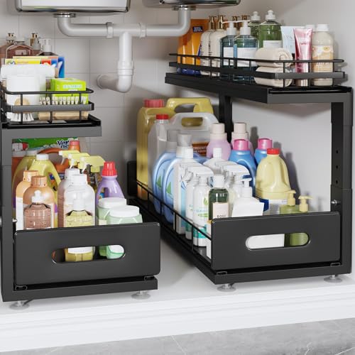 Under Sink Organizer Upgrade To Professional Rails,2 | Under Sink Stor - Image 2