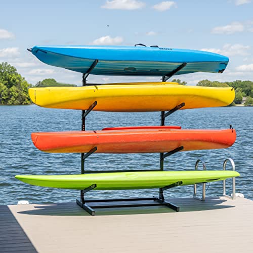 Teal Triangle Adjustable Freestanding Kayak Storage Rack - Image 2