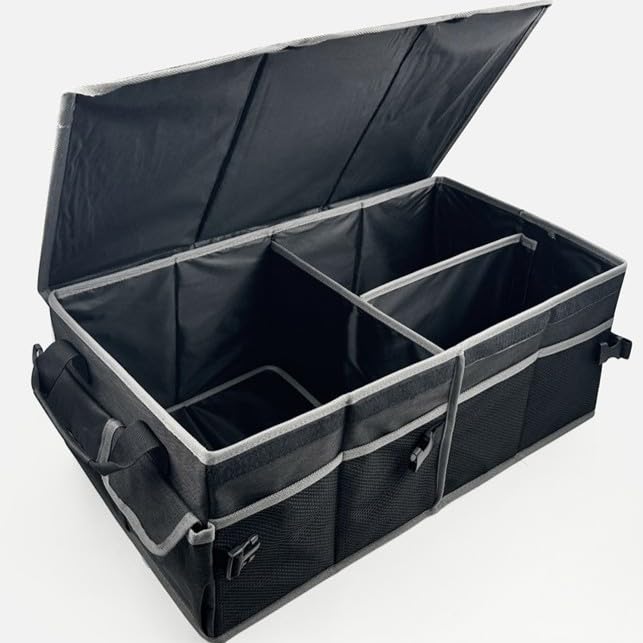 Collapsible Car Trunk Organizer, Foldable Cargo Storage - Image 1