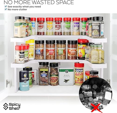 Spicy Shelf Deluxe - Expandable Spice Rack and Stackable - Image 6