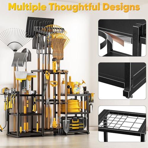 42" H Large Garden Tool Organizer, Holds Up to 86 Tools - Image 4