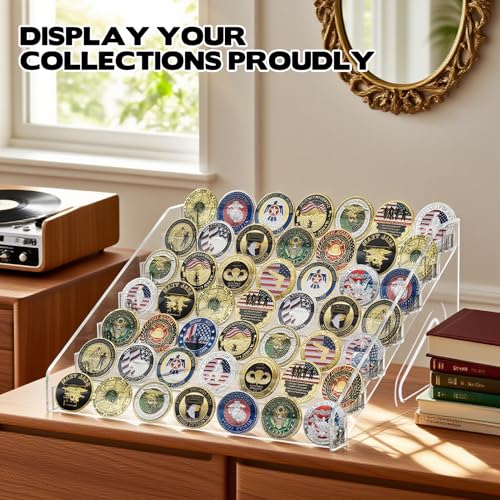 Military Challenge Coin Holder Display Stand 7 Layer - Image 7