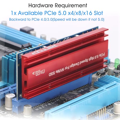 NVMe PCIe Adapter, RIITOP M.2 NVMe to PCI-e 5.0 x4/x | All Products - Image 7