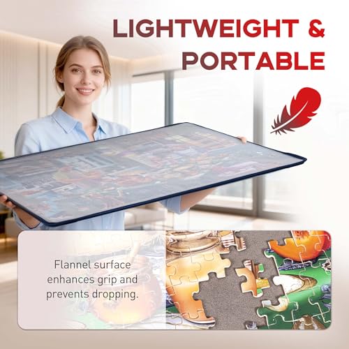 Tektalk Jigsaw Puzzle Board with 3 Angle | Home Organization - Image 7