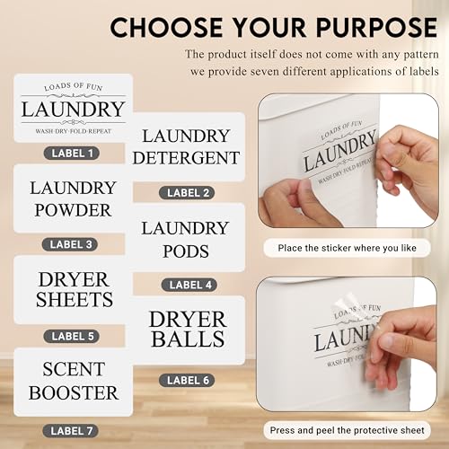 ZOES HOMEWARE 3-Set Laundry Room Organization and Storage - Image 4