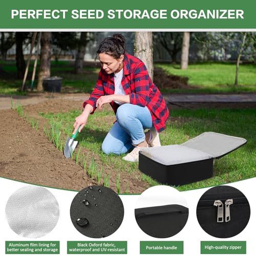 38 Slots Seed Storage Organizer Box with Insulated Bag - Image 7