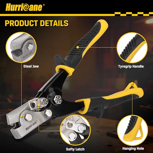 HURRICANE Snap Lock Punch Tool, 3/8 Inch Impression Gutter - Image 4