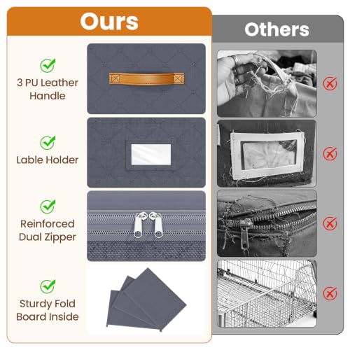 Budding Joy 80L 2 Pack Adjustable Under Bed Storage - Image 5