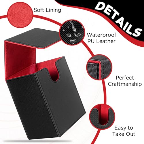 PSA Graded Card Case, PU Leather Graded Card Organizer Box - Image 4
