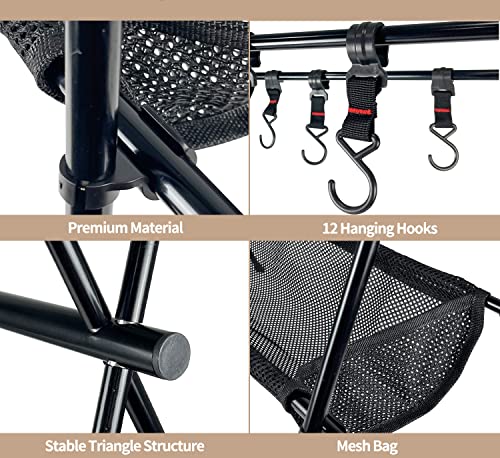 Sutekus Cookware Hanging Rack Collapsible Multifunction - Image 4