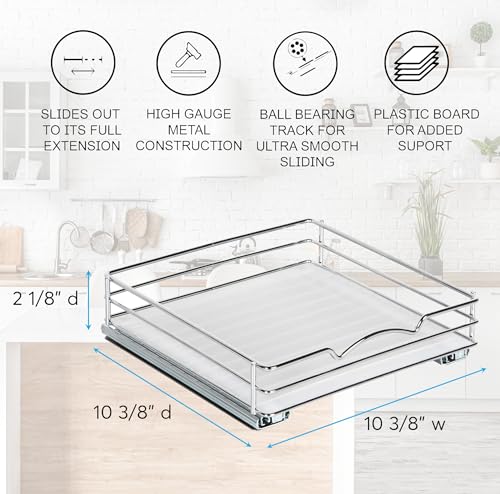 Pull Out Spice Rack for Cabinet, Spice Organizer 10 ⅜"W x - Image 7
