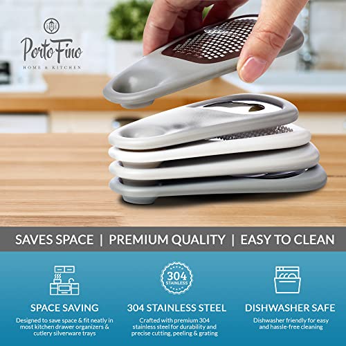 PortoFino Kitchen Gadgets Set 5 Pieces, Includes Pizza Cutter - Image 3