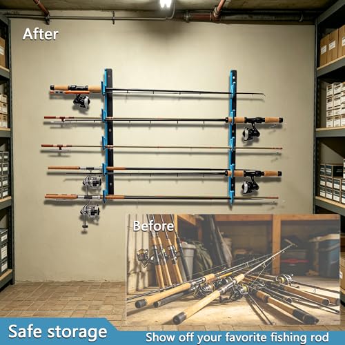 Fishing Rod Holders & Pole Holders for Garage, Wall - Image 5