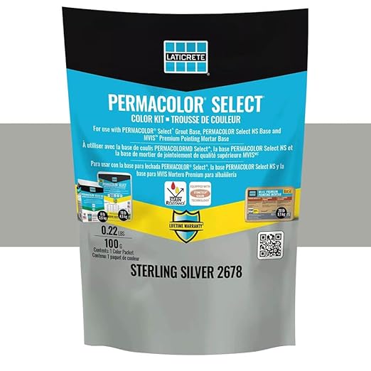 Permacolor Select Grout Color Kit - Sterling Silver