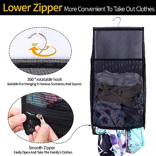 Hanging Collapsible Breathable Mesh laundry bags,Fast - Image 5