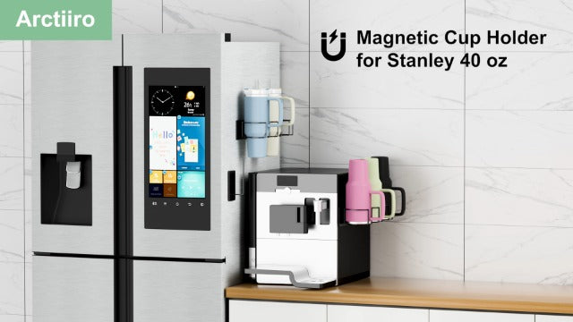 Arctiiro Magnetic Stanley Cup Holder for Refrigerato | Small Space Liv - Image 8