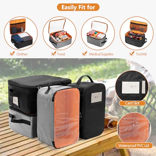 Camping Organizers and Storage, 4 Camping Packing Cubes - Image 5