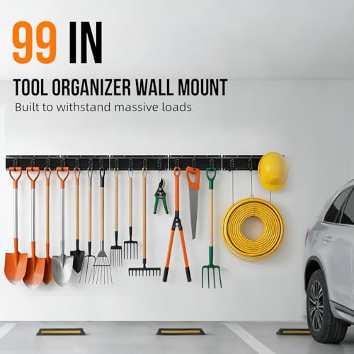 Garage Tool Organizer Wall Mount 99 Inch, Heavy Duty | Garage Storage - Image 4