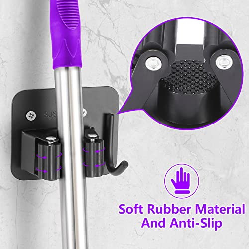 Stainless Steel Broom Holder, Heavy Duty - Image 4