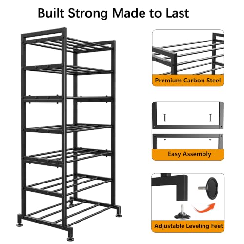 3D Printer Filament Storage Rack, 7-Tier Double-Row, 126 Spools - Image 6