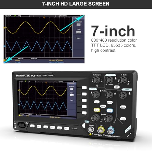 HANMATEK 2 in1 Digital Storage Oscilloscope - Image 6