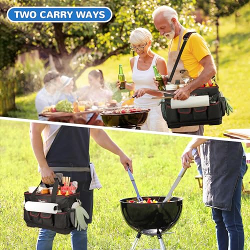 Chyaidach Large Grill Caddy with Hard Bottom and Paper - Image 7