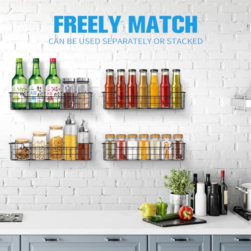 Spice Rack Organizer Wall Mount, Spice Organization Storage Shelf - Image 4