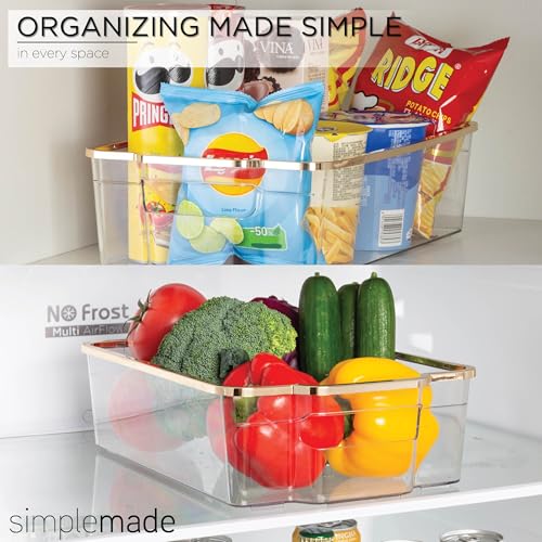 SIMPLEMADE Clear Refrigerator Organizer Bins - Clear Bins - Image 8