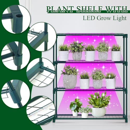 Vercraft 4 Tier Winter Greenhouse with Shelves 42x12x35 Inch 24W - Image 8