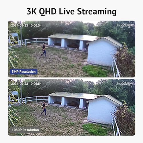 Hugolog 3K 5MP Outdoor Indoor Security Cameras for Home Security - Image 3