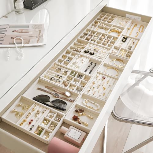10 Pack Jewelry Organizer Tray Drawer Inserts Stacka | Jewelry Organiz - Image 3