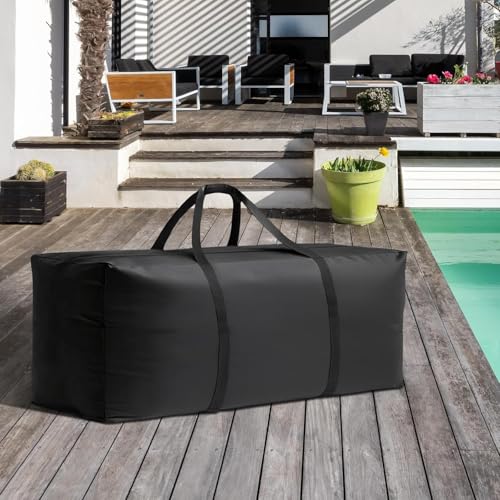 Waterproof Patio Cushion Storage Bag - 68x20x30 Inch Heavy - Image 3