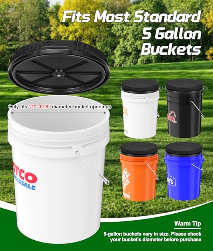 5 Gallon Bucket Seat,Tool Organizer Bag & Bucket Seat Lid - Image 6
