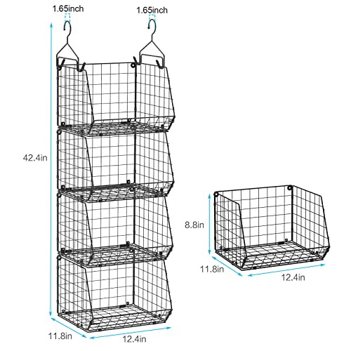 X-cosrack 4 Tier Hanging Closet Organizer Foldable H | All Products - Image 6